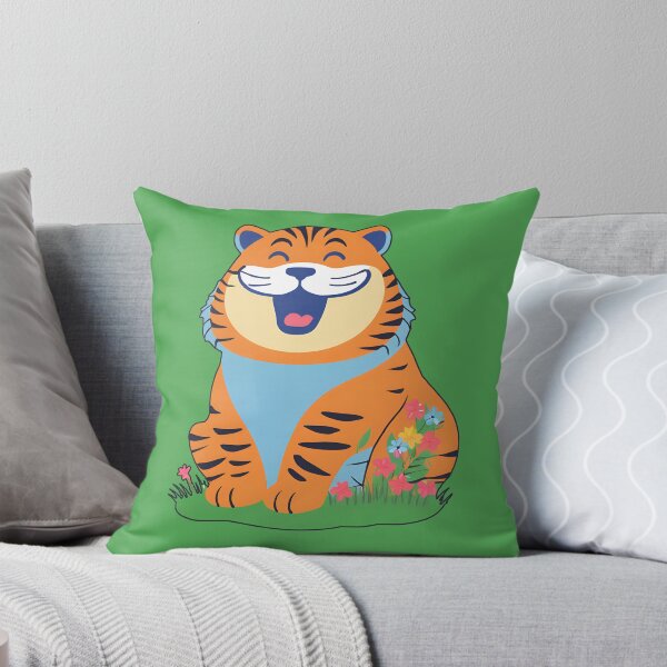 Item preview, Happy and Cute Tiger designed and sold by SherabArts.