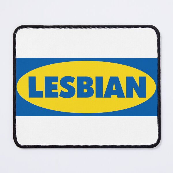 Item preview, Lesbian IKEA Logo designed and sold by ErasByDesign.