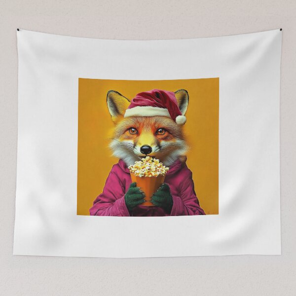 Item preview, Christmas move night fox  designed and sold by PixcelStudioB.