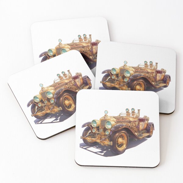Item preview, Vintage car with a steampunk design designed and sold by kahida.