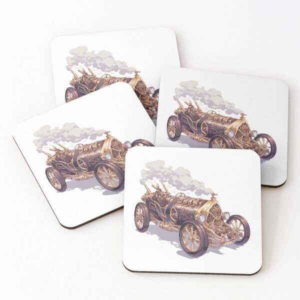Item preview, Vintage car with a steampunk design designed and sold by kahida.