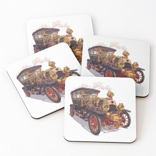 Item preview, Vintage car with a steampunk design designed and sold by kahida.
