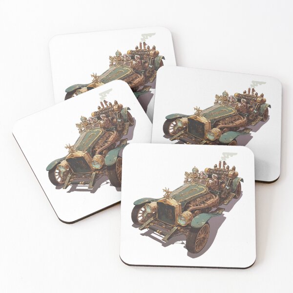 Item preview, Vintage car with a steampunk design designed and sold by kahida.