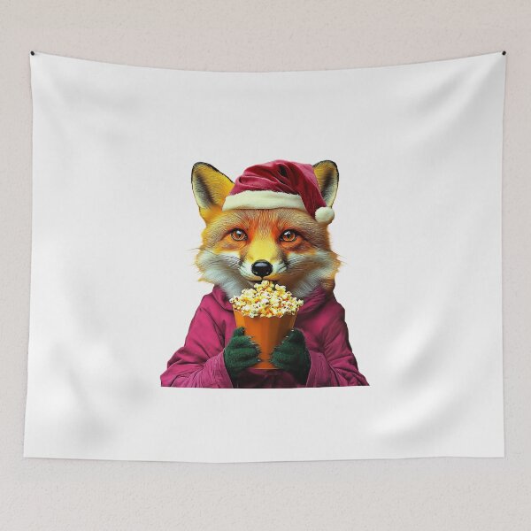 Item preview, Christmas move night fox  designed and sold by PixcelStudioB.