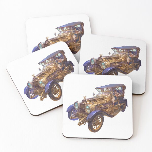 Item preview, Vintage car with a steampunk design designed and sold by kahida.