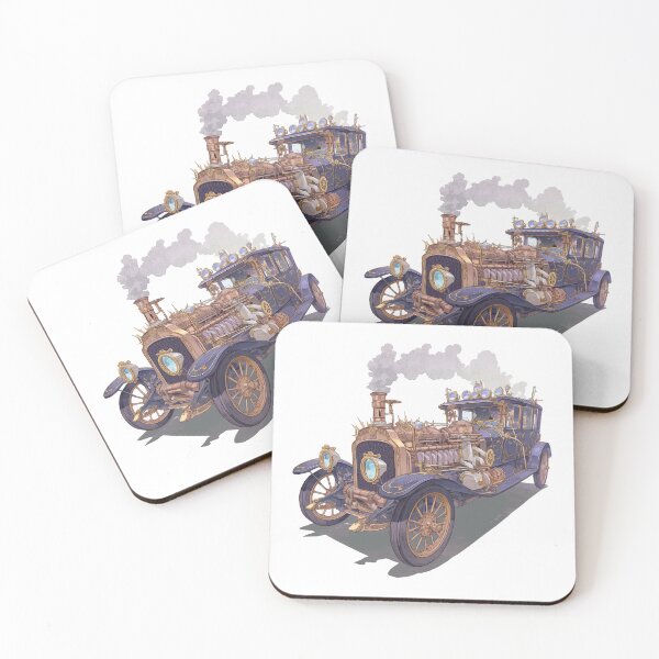 Item preview, Vintage car with a steampunk design designed and sold by kahida.
