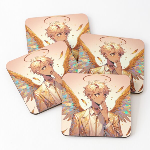 Item preview, Enchanted Guardian Angel - Otome Inspired Gold Leaf Design designed and sold by FaydeFlora.