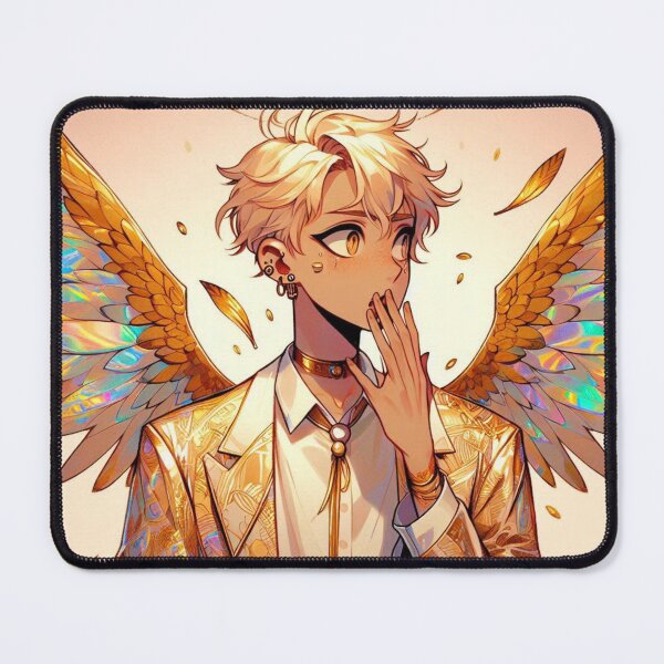 Item preview, Enchanted Guardian Angel - Otome Inspired Gold Leaf Design designed and sold by FaydeFlora.
