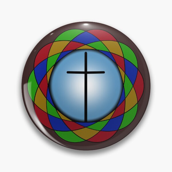 Item preview, Stained Glass Cross, Sacred Geometry  designed and sold by TheFatTree.