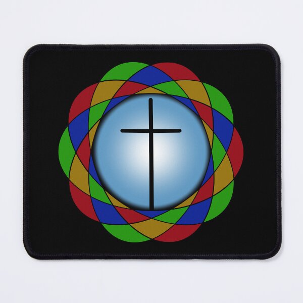 Item preview, Stained Glass Cross, Sacred Geometry  designed and sold by TheFatTree.