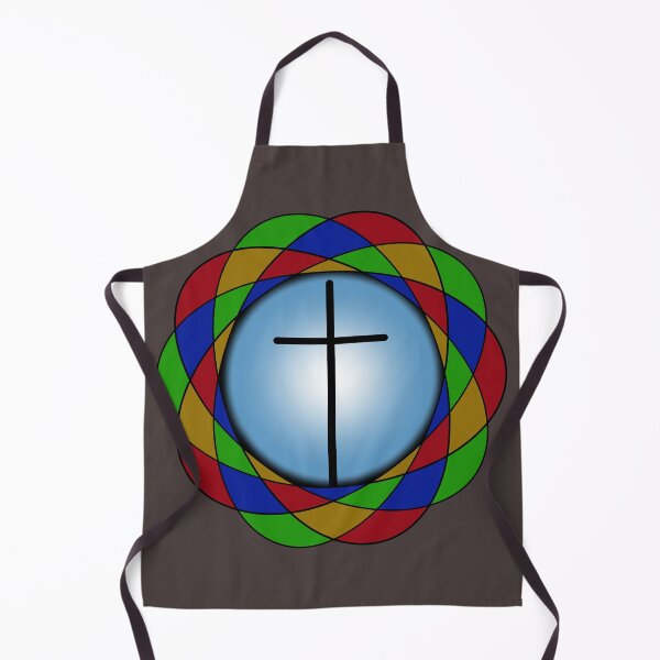 Item preview, Stained Glass Cross, Sacred Geometry designed and sold by TheFatTree.