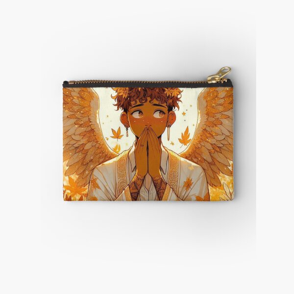Item preview, Heavenly Guardian Angel in Gold - Otome Fantasy Illustration designed and sold by FaydeFlora.