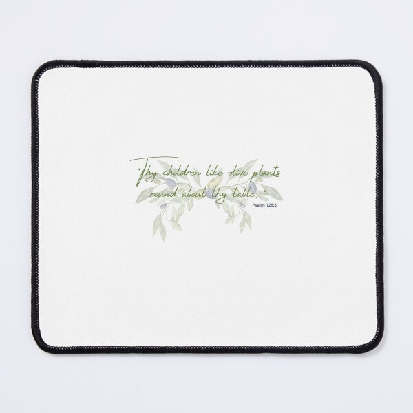 Item preview, Children like olive plants round about thy table designed and sold by dreamlandbuyers.