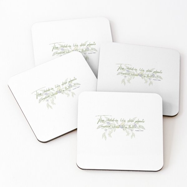 Item preview, Children like olive plants round about thy table designed and sold by dreamlandbuyers.