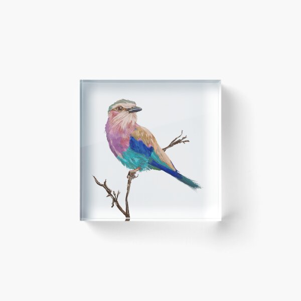 Item preview, Colorful Bird Perched on a Branch – Vibrant Nature Illustration designed and sold by Pandositive.