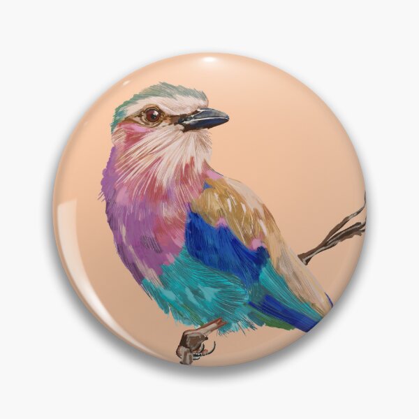 Item preview, Colorful Bird Perched on a Branch – Vibrant Nature Illustration designed and sold by Pandositive.