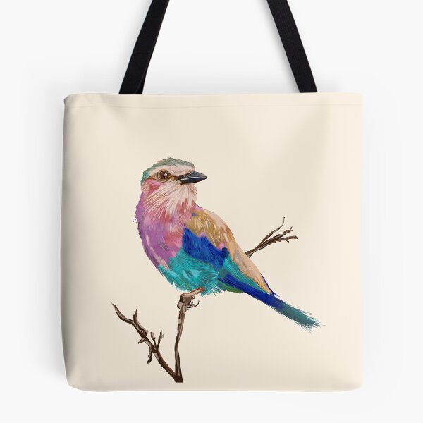 Item preview, Colorful Bird Perched on a Branch – Vibrant Nature Illustration designed and sold by Pandositive.