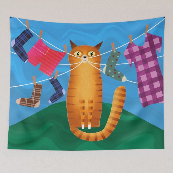 Item preview, Whimsical Cat designed and sold by Andrew  Hitchen.