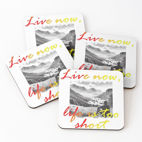 Item preview, Live now, life is too short designed and sold by PrintYourStyle.