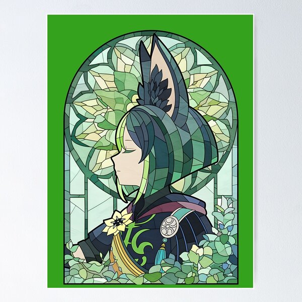 Item preview, Stained Glass Tighnari designed and sold by SchellStation.