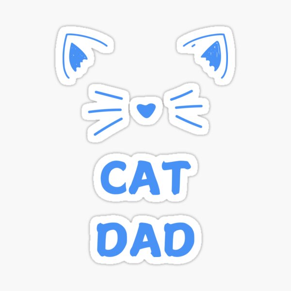 Item preview, Cat Dad designed and sold by CherryPickedArt.