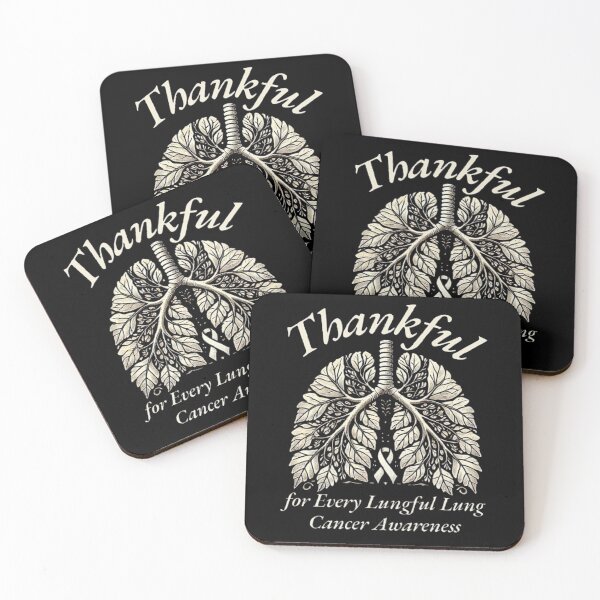 Item preview, Thankful for Every Breath - Lung Cancer Awareness Design for Hope and Support designed and sold by love3617.