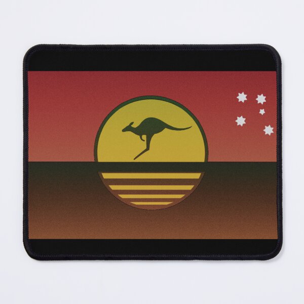 Item preview, Aussie Kangaroo Sun Design. Ochre. Art designed and sold by Kangaroo Sun.