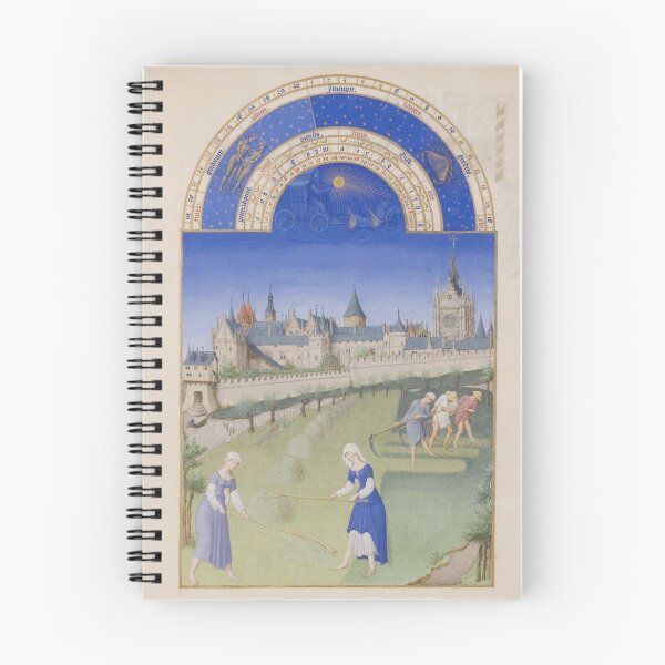 Item preview, June from Très Riches Heures de Jean de Berry designed and sold by Medievalists.net.