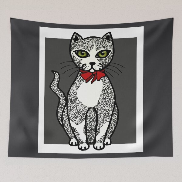 Item preview, Always looking for a lovely kitten  designed and sold by Madalena Lobao-Tello.