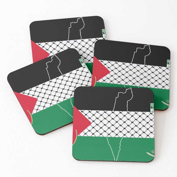 Item preview, Palestine kufiya flag and map designed and sold by Content Extra.