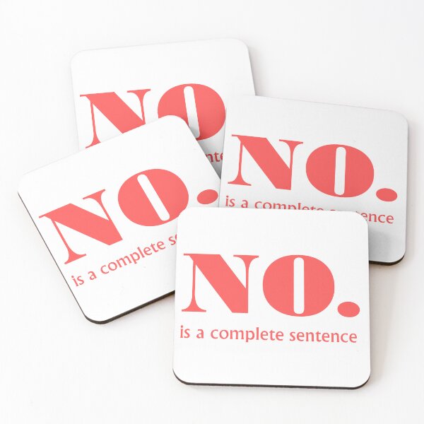 Item preview, No is a complete sentence tomato red designed and sold by flowergirlrosie.