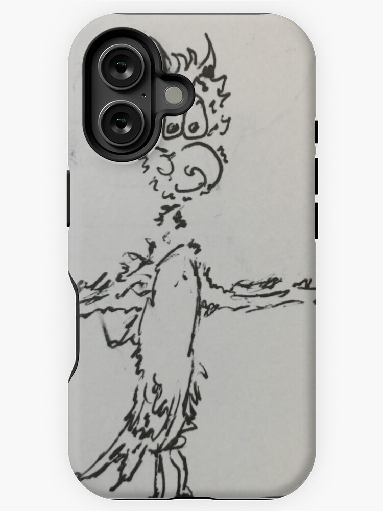 Thumbnail 1 of 4, iPhone Case, A bird named Phil designed and sold by gearasaurus.