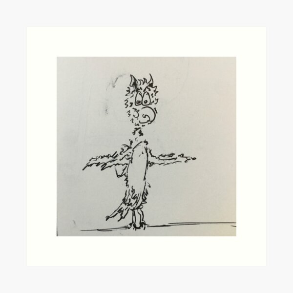 A bird named Phil Art Print