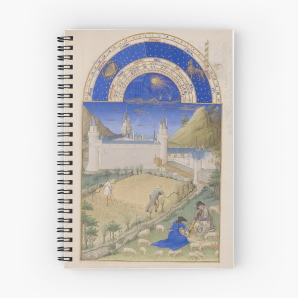 Item preview, July from Très Riches Heures de Jean de Berry designed and sold by Medievalists.net.