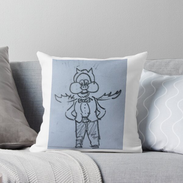 A pig named Timothy Throw Pillow