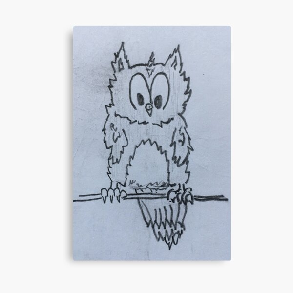 An owl named Carl Canvas Print