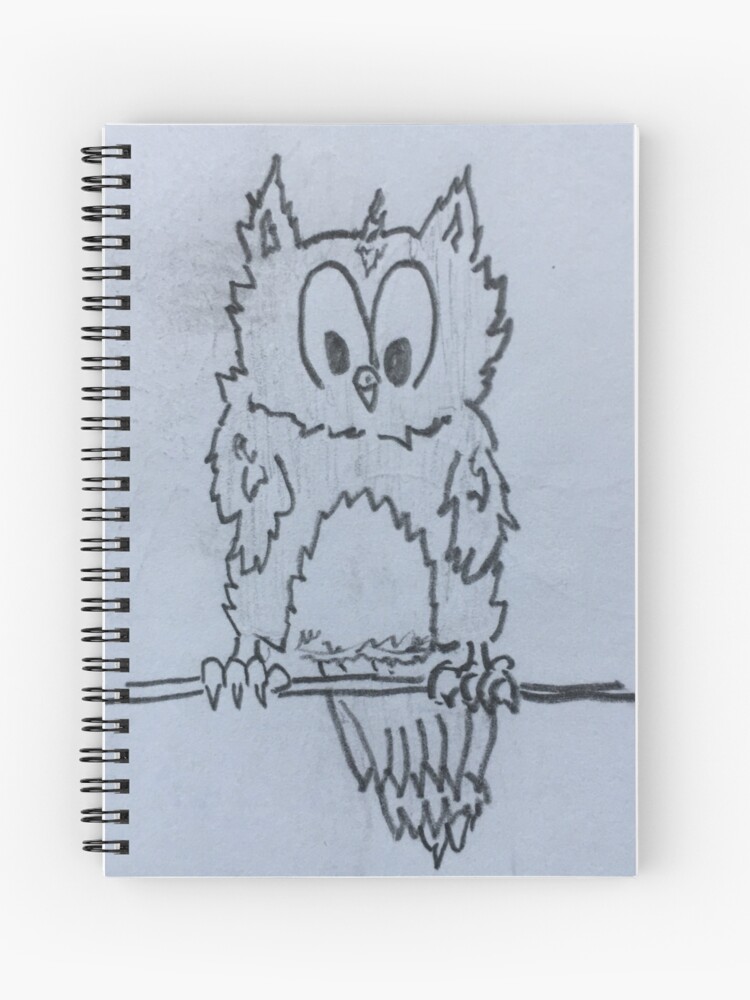 Thumbnail 1 of 3, Journal, An owl named Carl designed and sold by gearasaurus.