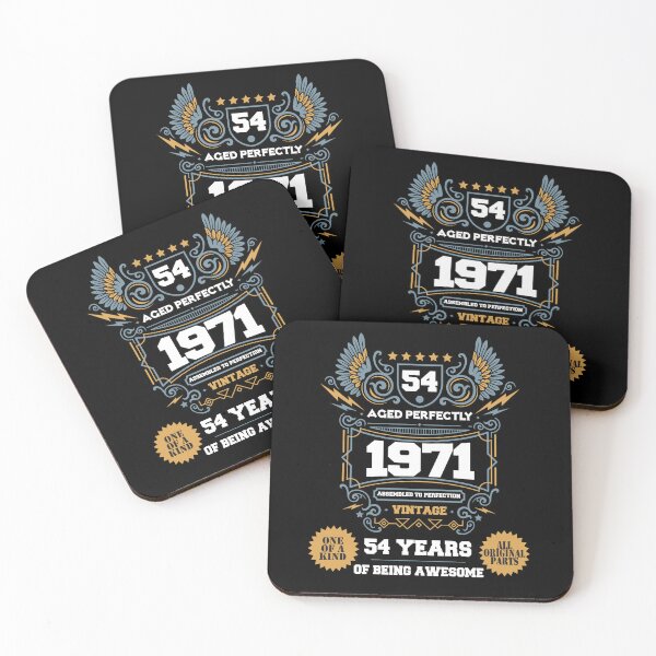 Item preview, Newest Vintage Aged Perfectly Awesome Since 1971 Legend, 2025 Limited Edition, 54h Birthday, Assembled to perfection, Legend is Born, 54 years of being awesome, All original parts designed and sold by DjenShop.