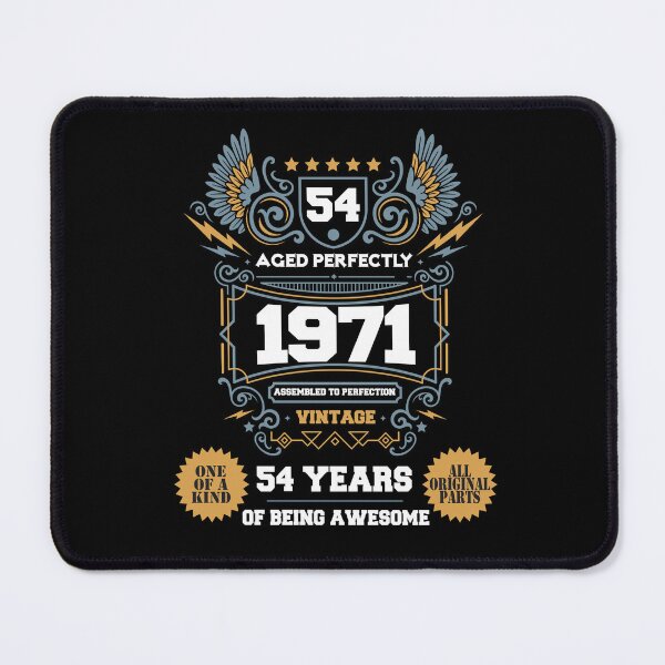 Item preview, Newest Vintage Aged Perfectly Awesome Since 1971 Legend, 2025 Limited Edition, 54h Birthday, Assembled to perfection, Legend is Born, 54 years of being awesome, All original parts designed and sold by DjenShop.