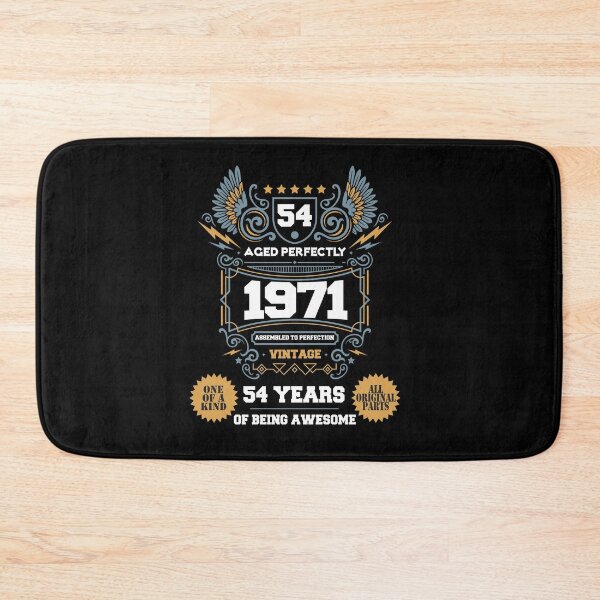 Item preview, Newest Vintage Aged Perfectly Awesome Since 1971 Legend, 2025 Limited Edition, 54h Birthday, Assembled to perfection, Legend is Born, 54 years of being awesome, All original parts designed and sold by DjenShop.