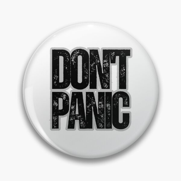 Item preview, Don't Panic designed and sold by ChenryConcepts.