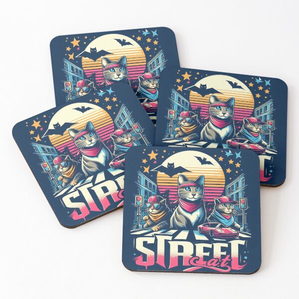 Item preview, Street Cats Art Gifts – Perfect for Cat Lovers designed and sold by emanuele6698.