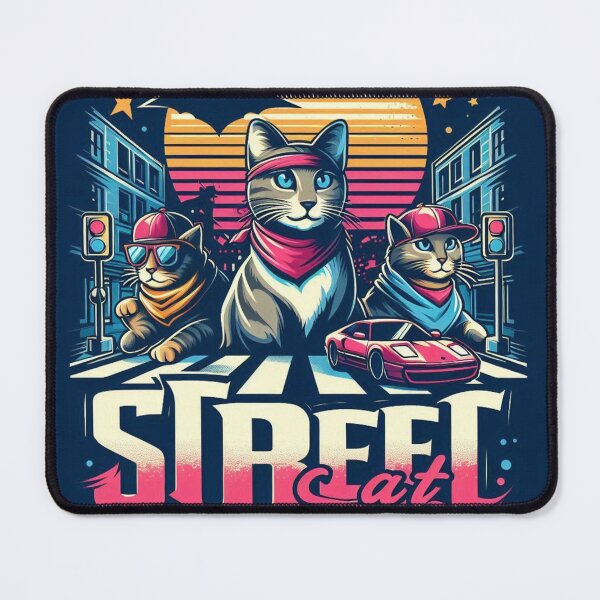 Item preview, Street Cats Art Gifts – Perfect for Cat Lovers designed and sold by emanuele6698.