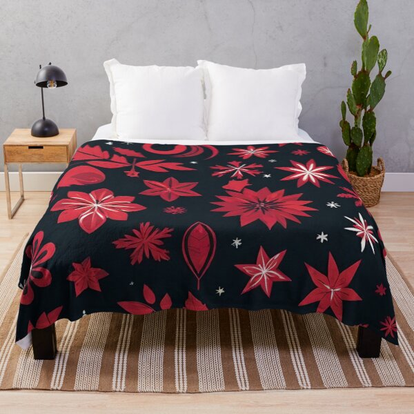 Item preview, Red and Black Christmas Design designed and sold by BubbleGalaxy.
