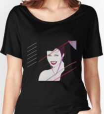 Camiseta ancha para mujer Duran Duran - obra de arte subterránea de vinilo vintage de la música synthpop de Río 80