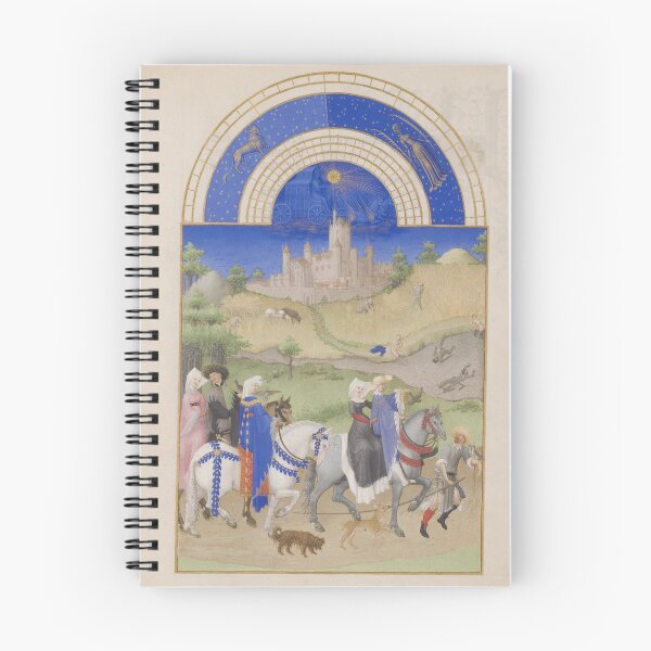 Item preview, August from Très Riches Heures de Jean de Berry  designed and sold by Medievalists.net.