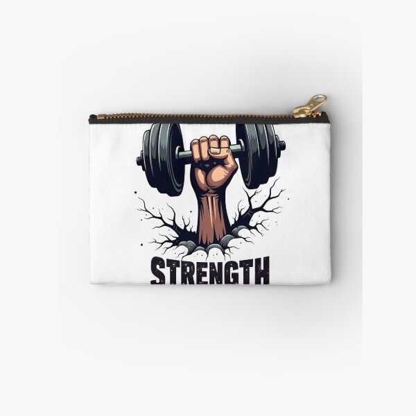 Item preview, Dumbbell lifted by a strong arm designed and sold by JonelleTshirts.