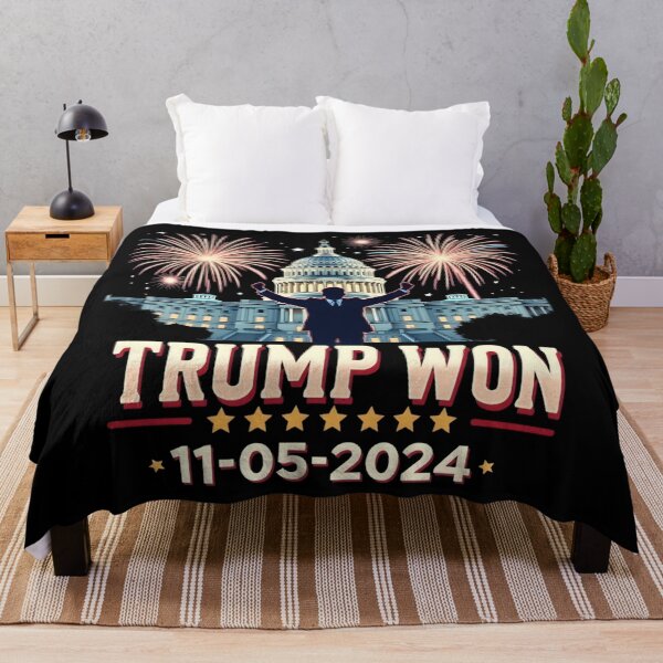 Item preview, Trump Won 2024 President 47th Of White House Donald Trump Long Sleeve designed and sold by Mryoussefwac.