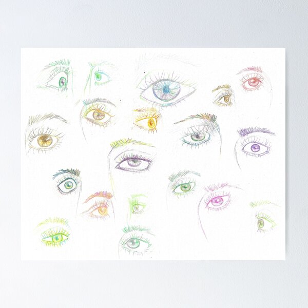 Item preview, Colorful Eyes designed and sold by HuntersIvy.