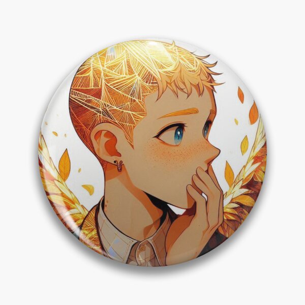 Artikelvorschau, Goldener Halo-Wächter - Otome-Fantasy-Charakterdruck entworfen und verkauft von FaydeFlora.